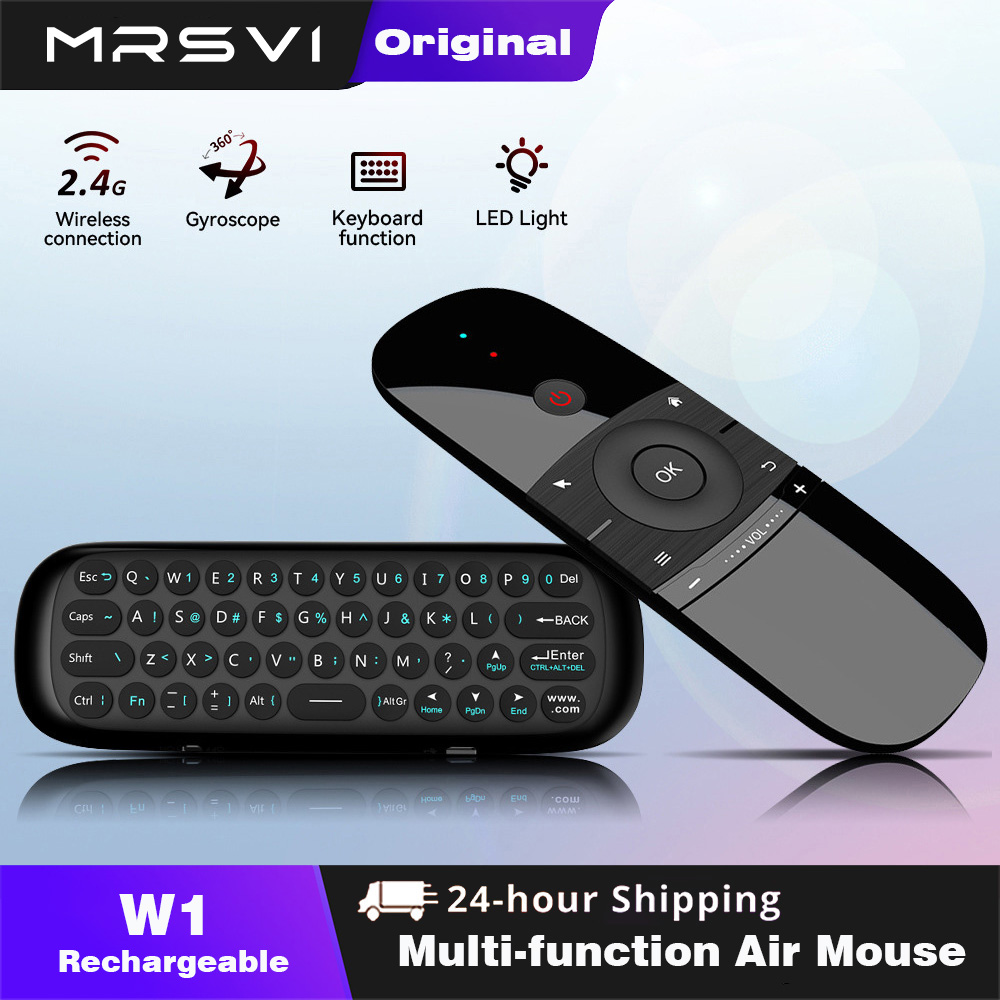 Smart Home Keyboard - MRSVI W1 Air Mouse Tastatur 2,4G