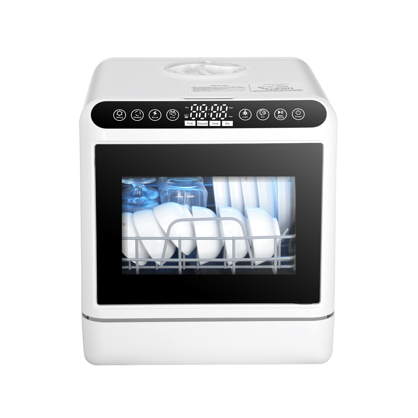 Smart Home Ac - Geschirrspüler, 220V UK-Stecker, Große Kapazität, 2-in-1