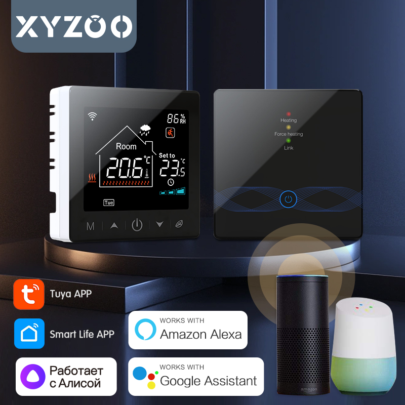 Smart Home Full System - WiFi Tuya Drahtloser Thermostat für Gaskessel