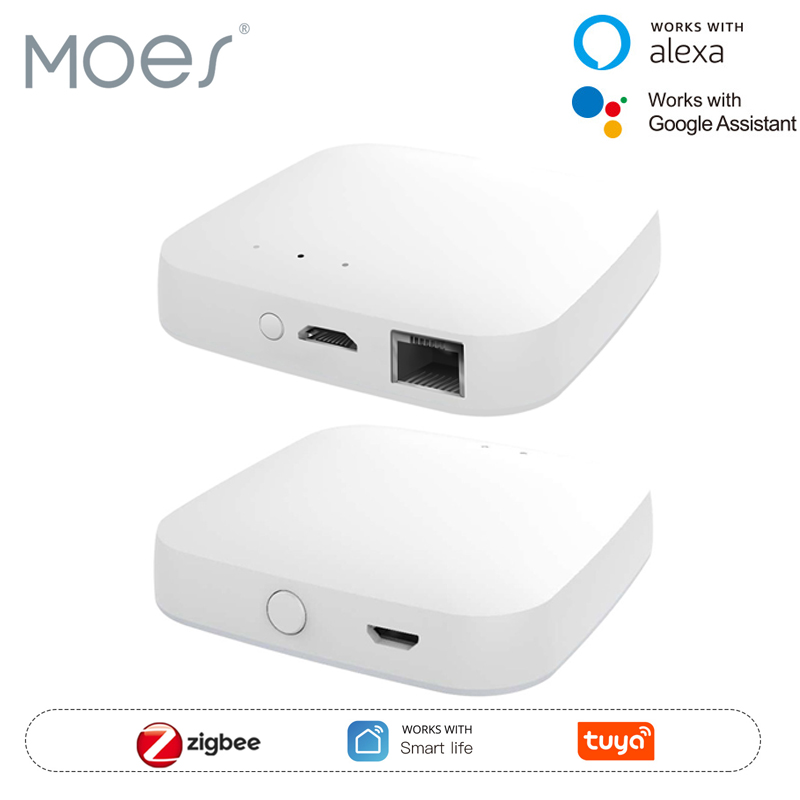 Smart Home Bridge - MOES Tuya ZigBee3.0 Smart Hub, kabellose/kabelgebundene