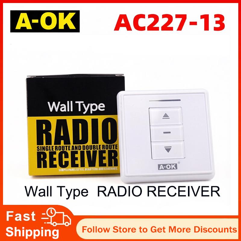 Smart Home Ac - Smart-Home Elektrischer Rolladenmotor AOK AC227-13 Einzelkanal