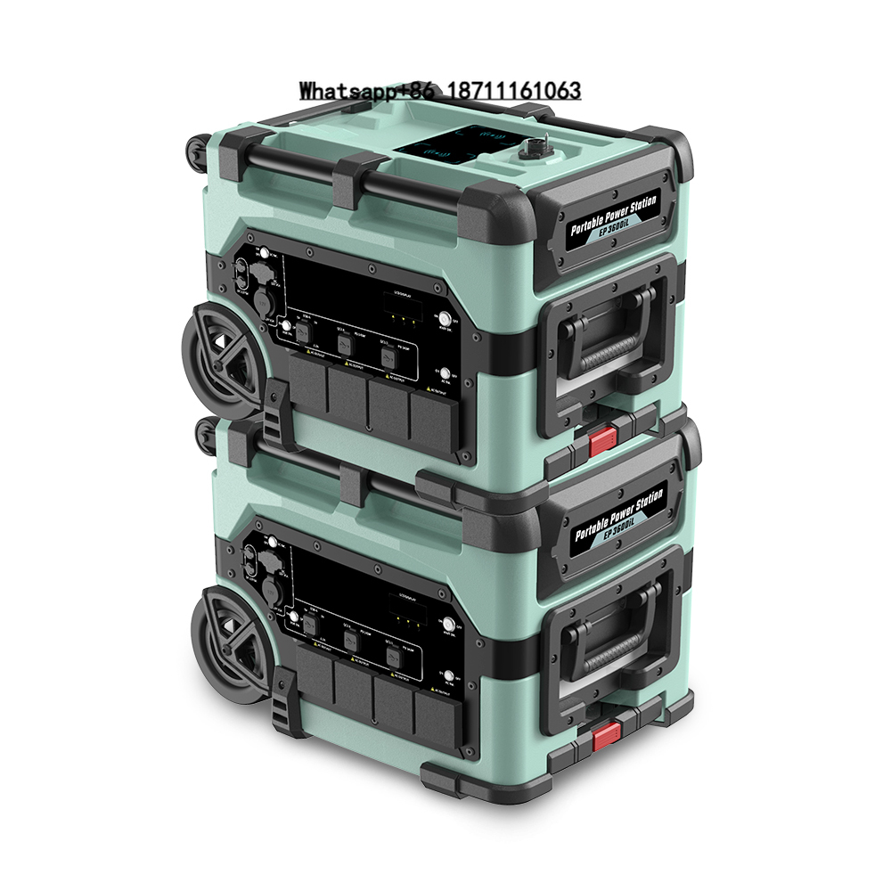 Smart Home System - Tragbare 7680Wh Smart-Überwachungssystem Mobile Powerstation Reine