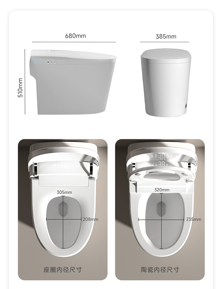 Smart Home Uses - Meistverkaufte Automatische Spül-Smart-Toilette WC Hygienische Damenreinigung