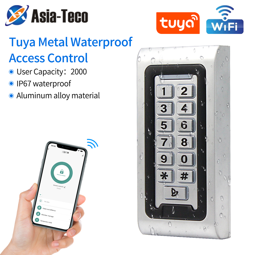 Smart Home Keyboard - Outdoor IP68 Metall Zugangs kontrolle Tastatur