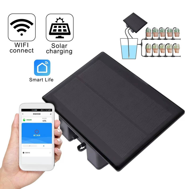 Smart Home Diy - WIFI Solar Automatische Bewässerungsmaschine Kit Mobile