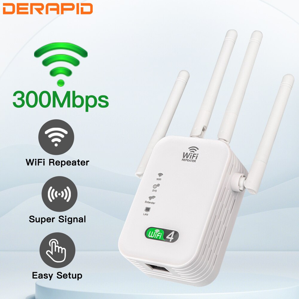 Smart Home X10 - 300m WLAN-Repeater Wi-Fi-Verstärker 802,11 n 2,4