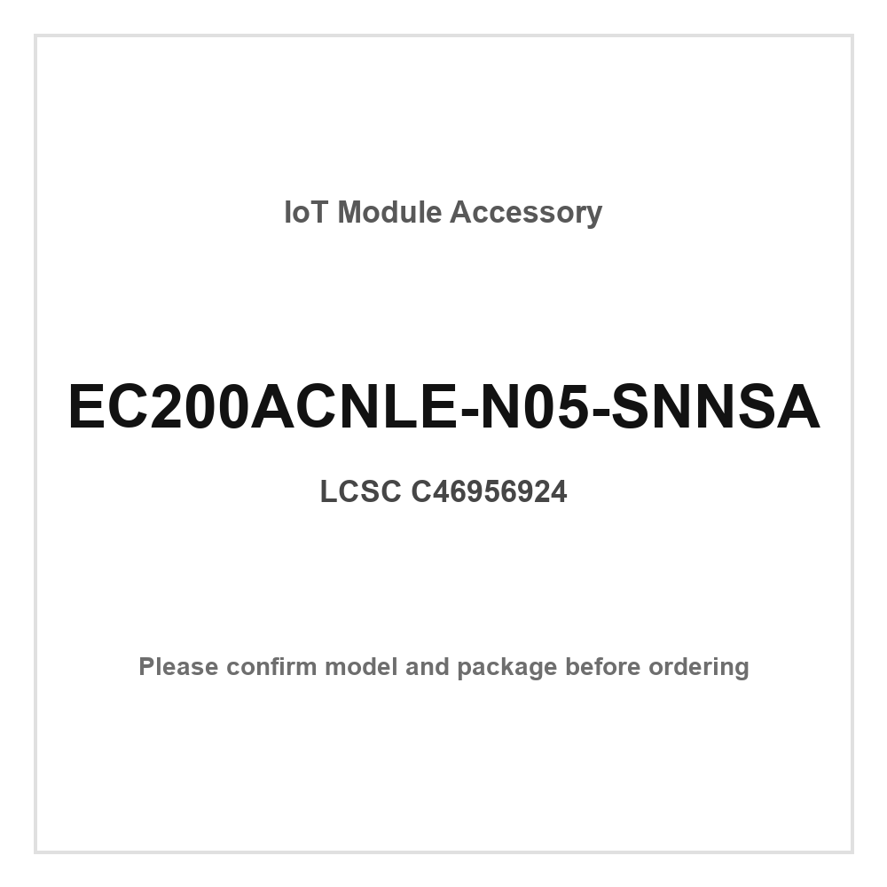 Smart Home Iot - 1 Stück EC200ACNLE-N05-SNNSA I2C PCM SPI