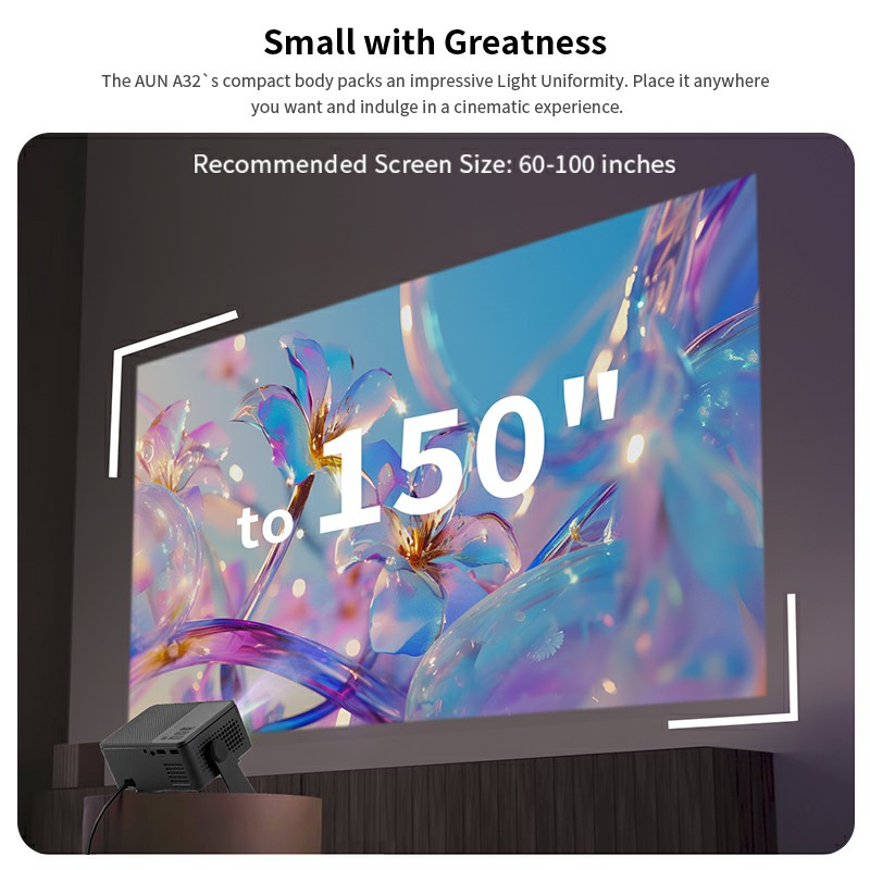 AUN Android Projektor A32 Pro  – Smart Home X10 Bewertung und Preis