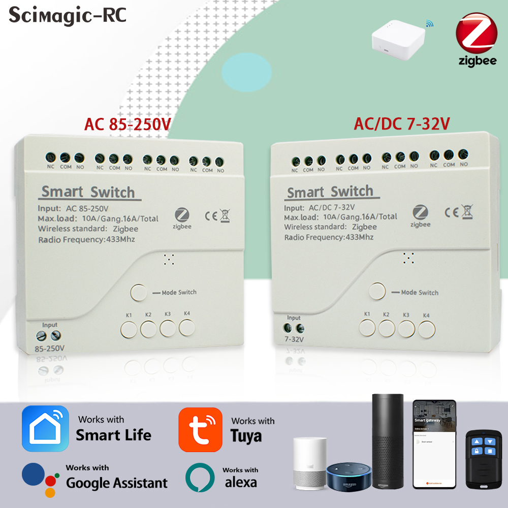 4CH Zigbee Tuya Smart Home Rel – Smart Home Ac Bewertung und Preis