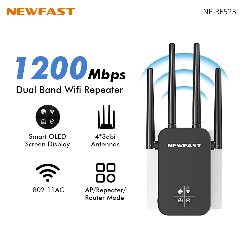 NEWFAST 1200Mbps WLAN-Repeater – Smart Home X10 Bewertung und Preis