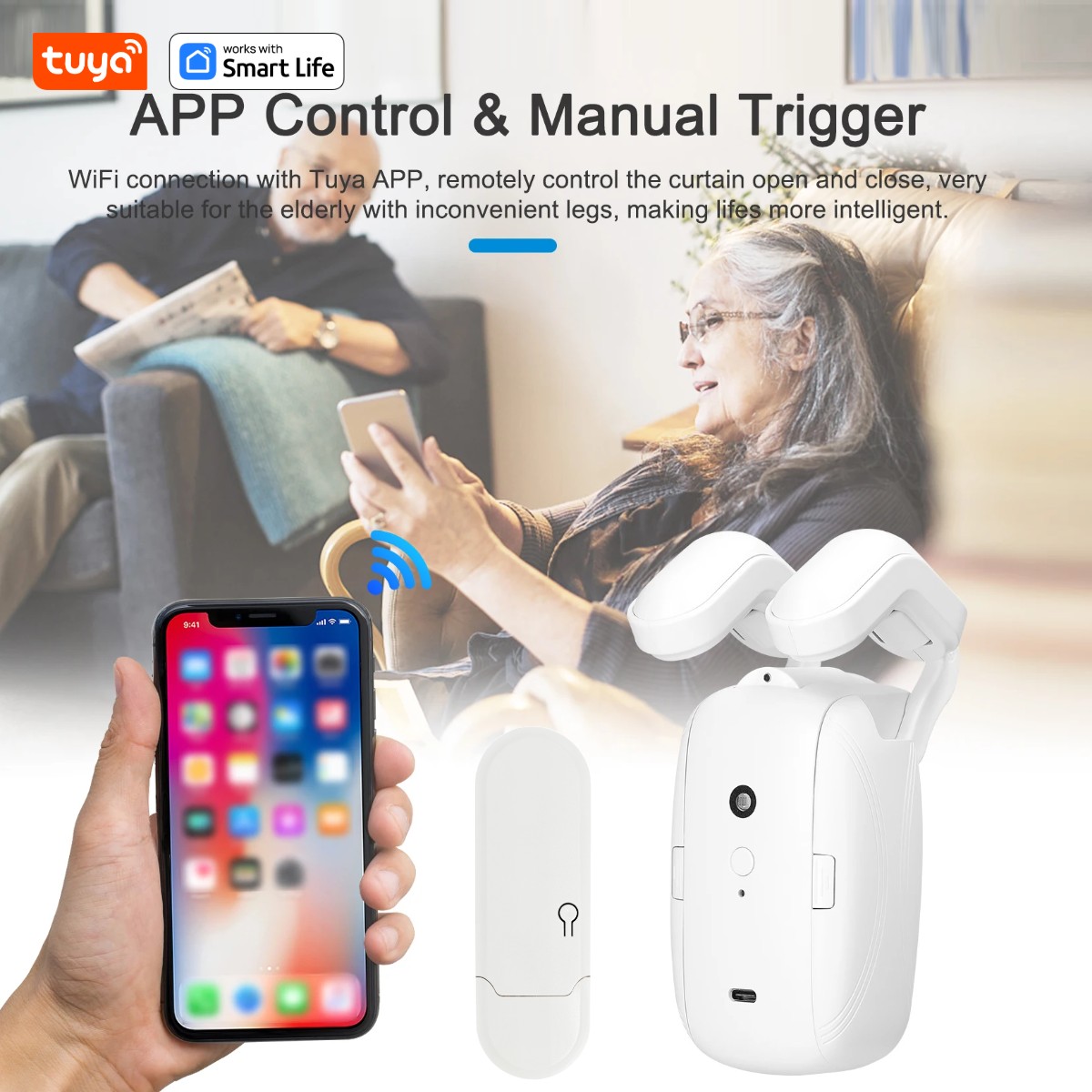 1/2 Stück Tuya Smart WiFi Vorh – Smart Home Full System Bewertung und Preis