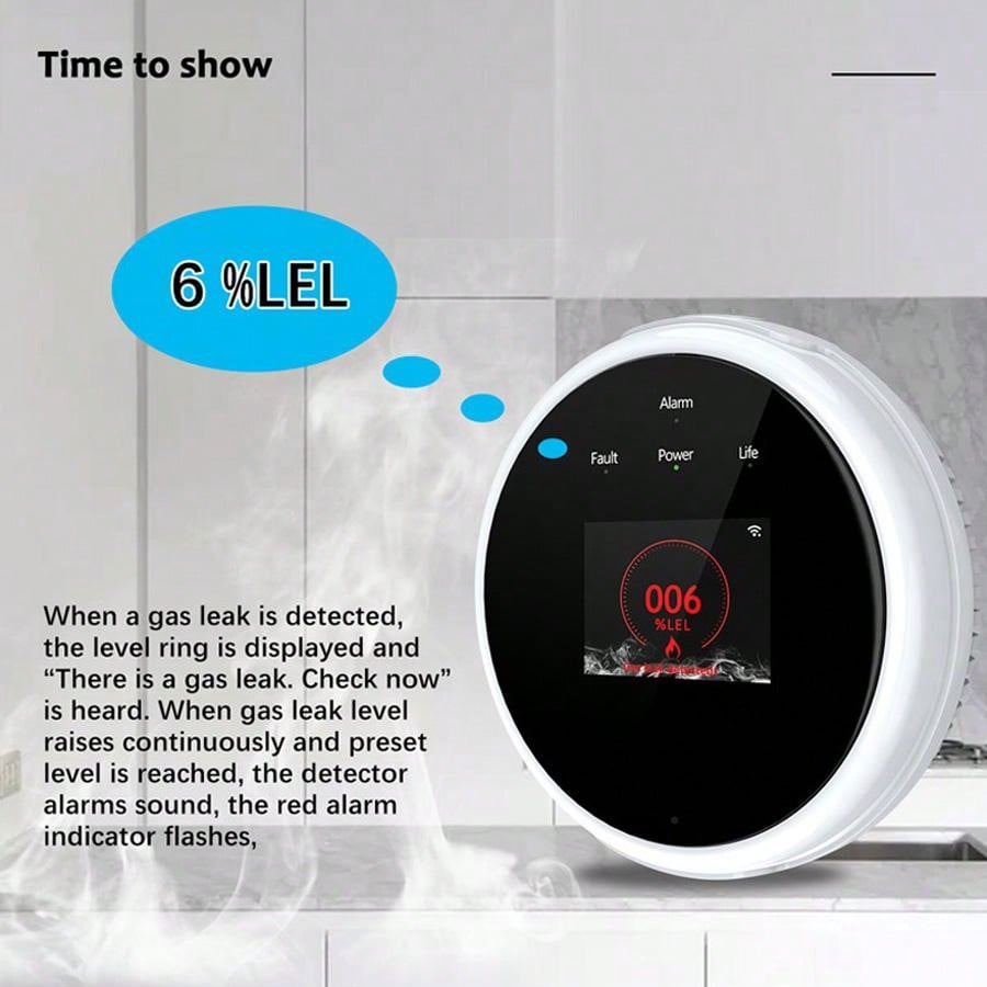 2,4G WiFi Gasalarm-Sensor, Det – Smart Home Full System Bewertung und Preis